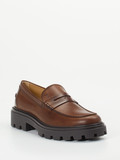Tod's – Loafer aus Kalbleder in Mittelbraun