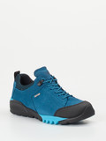 Waldläufer – Outdoor-Sneaker aus Veloursleder petrolblau