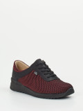 Finn Comfort – Schnürschuhe aus Mesh und Nubukleder