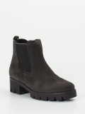 Gabor – Chelsea Boots aus Veloursleder Anthrazit