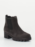 Gabor – Chelsea Boots aus Veloursleder Anthrazit