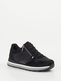 Semler – Komfort-Sneaker aus Veloursleder Anthrazit
