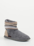Giesswein – Haus-Booties aus Wollfilz in Anthrazit
