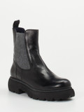 Konstantin Starke – Chelsea Boots aus Känguruleder schwarz
