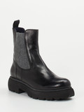 Konstantin Starke – Chelsea Boots aus Känguruleder schwarz