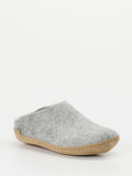 Glerups – Filzpantoffeln aus Wollfilz in Hellgrau
