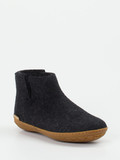 Glerups – Filz-Bootie aus Wollfilz Anthrazit