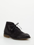 Konstantin Starke – Schnürboots aus Veloursleder schwarz