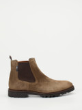 Floris van Bommel – Chelsea Boots aus Veloursleder sandbraun