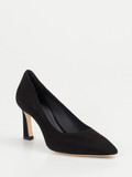 Konstantin Starke – Pumps aus Veloursleder Schwarz
