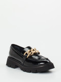Konstantin Starke – Chunky Loafer aus Lackleder Schwarz