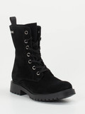 Ralph Harrison Classic – Schnürboots aus Veloursleder schwarz