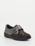 Solidus – Komfortslipper aus Stretchleder Dunkelbraun