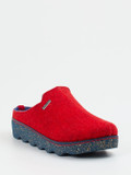 Rohde – Pantoffeln aus Filz in Signalrot