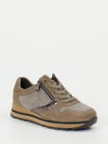 Semler – Komfort-Sneaker aus Veloursleder taupe