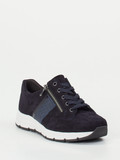 Semler – Komfort-Sneaker aus Veloursleder dunkelblau
