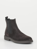Ralph Harrison – Chelsea Boots aus Veloursleder grau