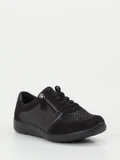 Waldläufer - Sneaker M-Ira aus Stretch in schwarz