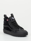 Vans – High-Top Sneaker aus Leder in Schwarz