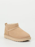 UGG – Lammfell-Boots aus Veloursleder beige