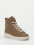 Semler – High-Top Sneaker aus Nubukleder Braun