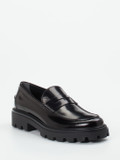 Tod's – Loafer aus Hochglanzleder Schwarz