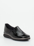 Semler – Slipper aus Lackleder Schwarz