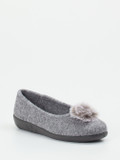 Rohde – Ballerina-Hausschuh aus Filz grau