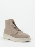 Konstantin Starke – Schnürboots aus Nubukleder Taupe