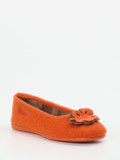 Thies – Ballerina-Hausschuh aus Wollfilz orange