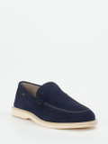 Hogan – Loafer aus Veloursleder marineblau