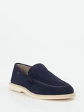Hogan - Slipper aus Veloursleder in blau