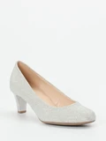 Gabor - Pumps aus Metallic in silber