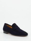 Magnanni – Loafer aus Veloursleder Dunkelblau