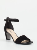 Gabor – Sandalette aus Veloursleder Schwarz