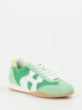 Hogan – Sneaker aus Veloursleder Mintgrün