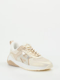 Hogan – Sneaker aus Metallicleder in Beige