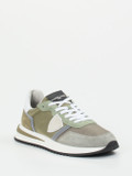 Philippe Model – Sneaker aus Veloursleder Khaki