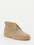 Tod's – Desert Boots aus Veloursleder sandbeige