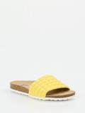 Thies – Slides aus Textil in Pastellgelb
