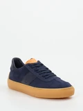 Tod's – Sneaker aus Veloursleder dunkelblau