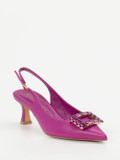 Konstantin Starke – Slingpumps aus Lammleder Fuchsia