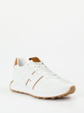 Hogan – Sneaker aus Kalbleder weiß cognac