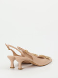 Konstantin Starke – Slingback-Pumps aus Lammleder Beige