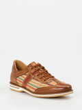 Galizio Torresi – Sneaker aus Kalbleder cognacfarben