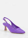 Konstantin Starke – Slingback-Pumps aus Lammleder Violett