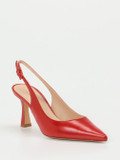 Konstantin Starke – Slingback-Pumps aus Lammleder Rot