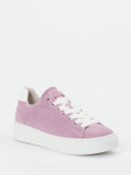 Gabor Comfort – Plateau-Sneaker aus Veloursleder Flieder
