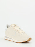 Philippe Model – Sneaker aus Kalbleder in Cremeweiß