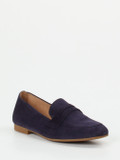 Gabor – Loafer aus Veloursleder in Dunkelviolett